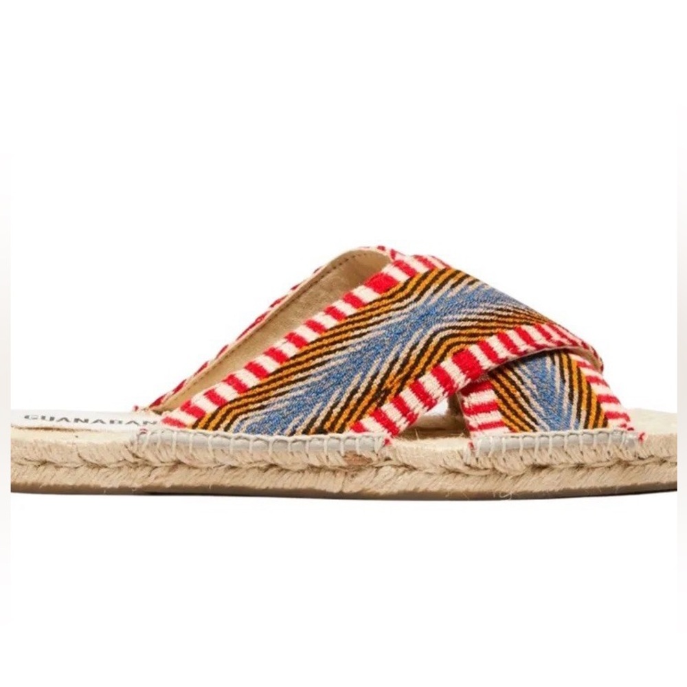 Guanabana Handmade Crossed Band Espadrille Sandal Sz 45 Sz 12